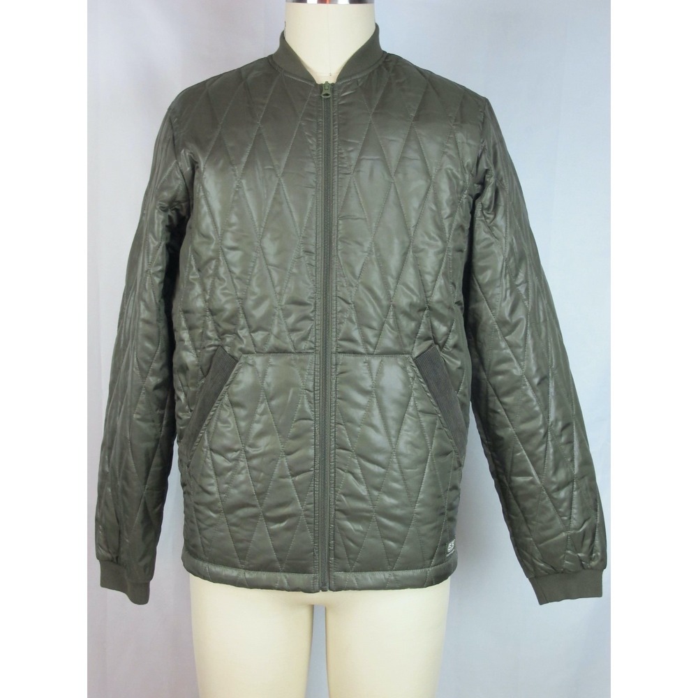 Diesel Green quilted japalm vintage‎ style jacket, 55DSL Line, Green, size S